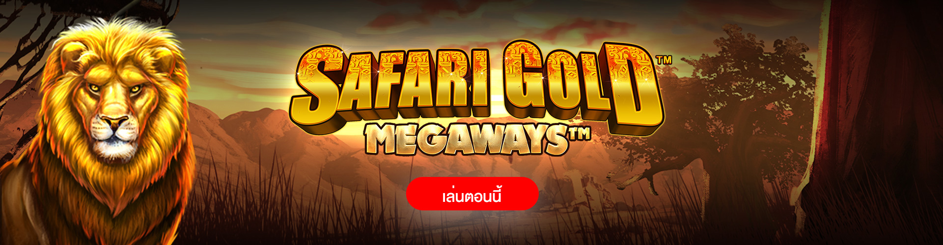 Safari Gold Megaways สล็อตสิงโต เมกะเวย์ ที่ขยันแตกที่สุด